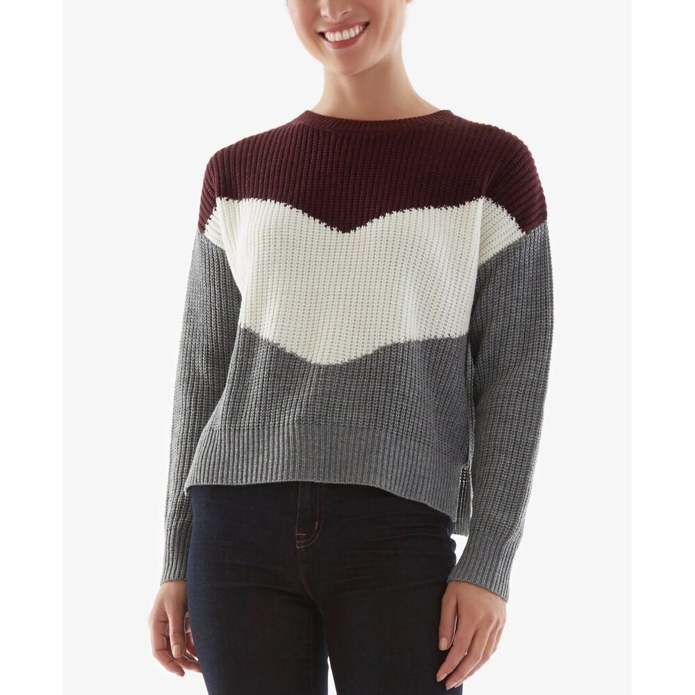 A. Byer Colorblocked Sweater size L New